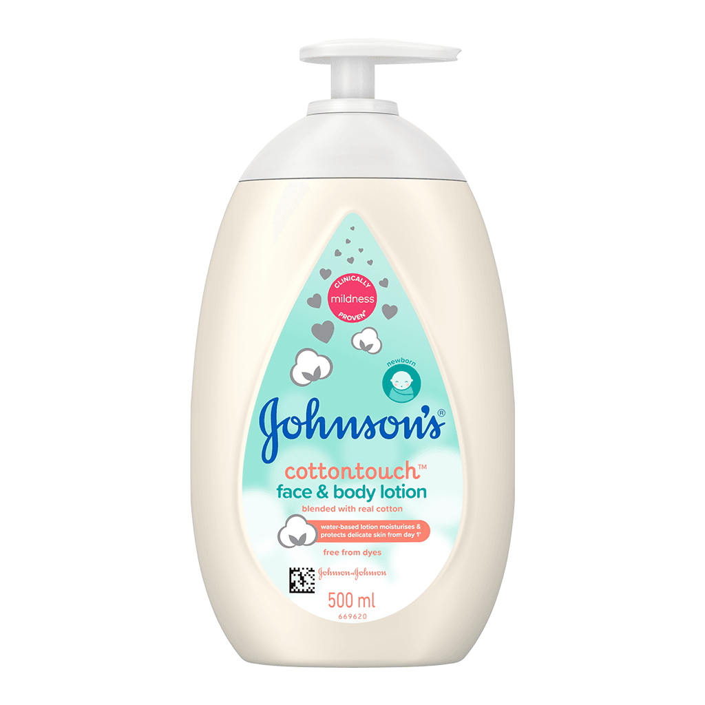 JOHNSON'S FACE & BODY BABY LOTION 500 ML
